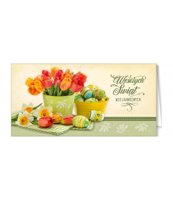 Biznesowa Kartka wielkanocna bez życzeń LZW-BT 30