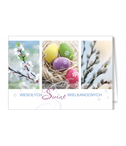 Kartka na Wielkanoc z życzeniami GDW-T 26