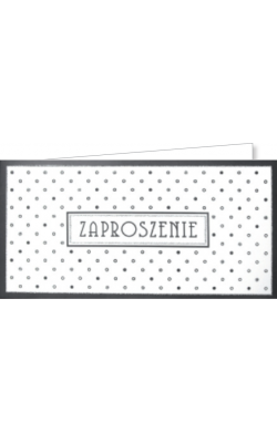 Zaproszenie uniwersalne zestaw 10 szt ZAB04