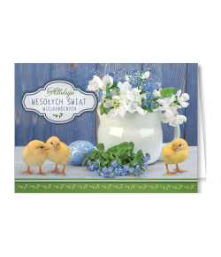 Kartka wielkanocna dobroczynna bez nadruku GDW-BT 29