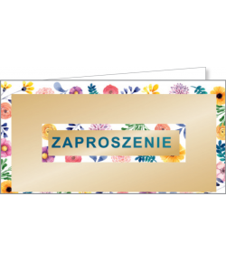 Zaproszenie uniwersalne zestaw 10 szt ZAB06