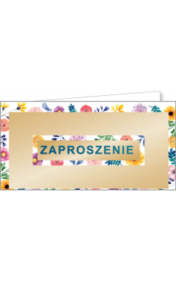 Zaproszenie uniwersalne zestaw 10 szt ZAB06