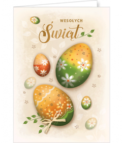 Charytatywne Kartki wielkanocne bez życzeń GDW-BT 36