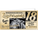 Zaproszenie na 18-tkę zestaw 10 szt ZAB21