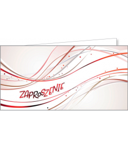 Zaproszenie uniwersalne zestaw 10 szt ZAB31