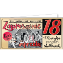 Zaproszenie na 18-tkę zestaw 10 szt ZAB41