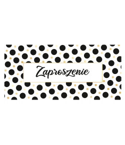Zaproszenie na imprezę , uroczystość zestaw 10 szt ZAB101