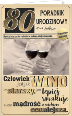 Kartka na 80 urodziny U20