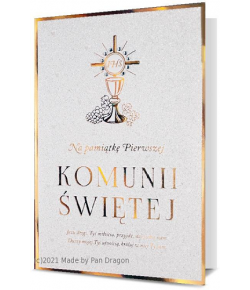 Kartka na Komunię świętą  HM1782