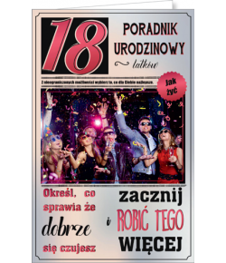 Kartka na 18-tkę z życzeniami U36
