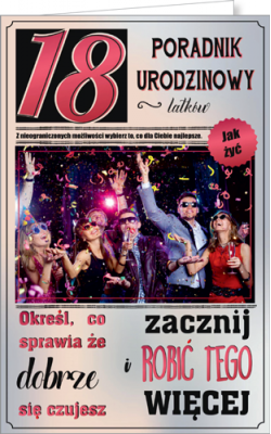 Kartka na 18-tkę z życzeniami U36