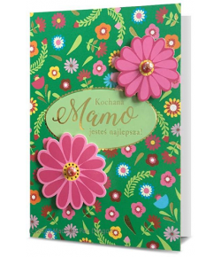 Kartka Dla Mamusi elegancka Prezent na Dzień Matki HM1547