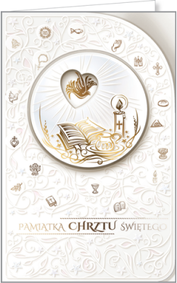 kartka na Chrzest święty CHP 02