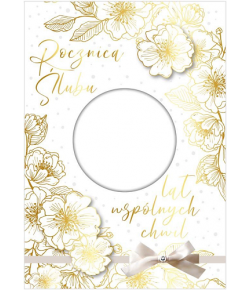 Kartka na Rocznicę Ślubu -ustaw cyfrę jubileuszu DK 812