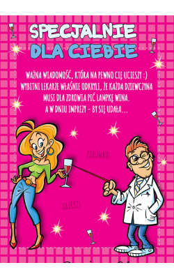 Kartka dla koleżanki z humorem Comic 24