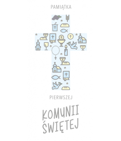 Kartka komunijna dla chłopca DL 94