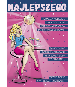 Kartka dla koleżanki zabawna Comic 21
