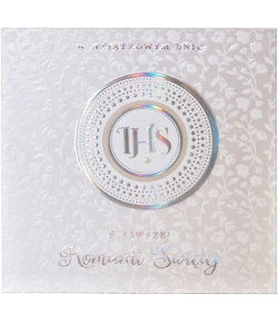 Kartka na Komunię Delikatna Duża KPE 129