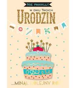 Kartka na urodziny dla kobiety DK828