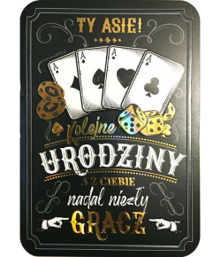 Kartka urodzinowa dla hazardzisty DK 846