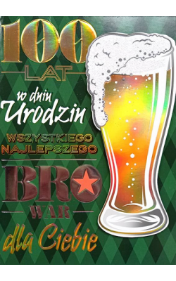 Kartka urodzinowa dla piwosza DK 842