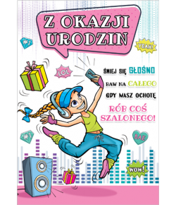 Kartka Urodzinowa dla koleżanki Young 30