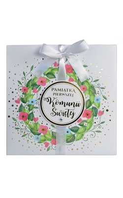 Kartka na Komunię Wiosenna Duża KPE 111