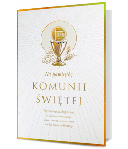 Eleganckie Kartki na Komunię HM 1783