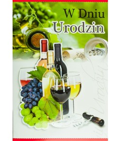 Kartka z życzeniami urodzinowymi  M 749