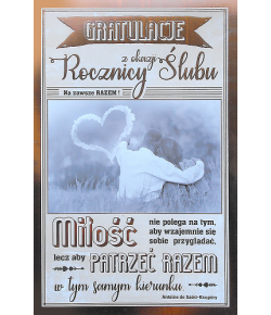 Kartka na Rocznicę ślubu RAB 101