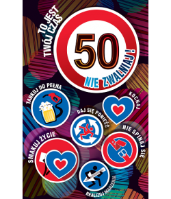 Kartka na 50 urodziny z humorem US3