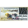 Zaproszenie na 18 urodziny zestaw 10 szt ZAB7
