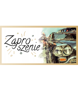 Zaproszenie na urodzinową imprezę zestaw 10 szt ZAB99