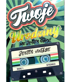 Kartka urodzinowa retro DK 843