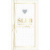 Kartka na ślub elegancka PM184
