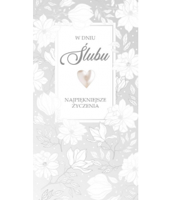 Kartka na ślub elegancka PM 186