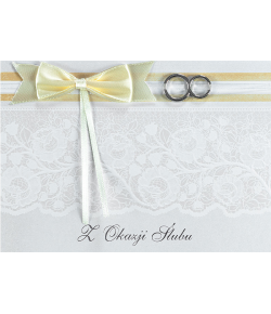 Kartka na ślub z obrączkami PKS 56