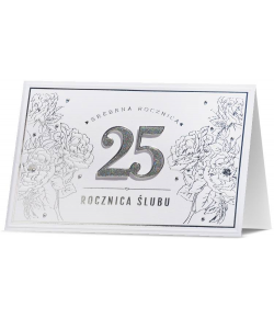 Kartka z okazji 25 Rocznicy Ślubu HM 2088