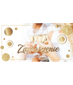Zaproszenia na imprezę , przyjęcie zestaw 10 szt ZAB117