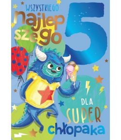 Kartka na 5 urodziny dla chłopca PR 326
