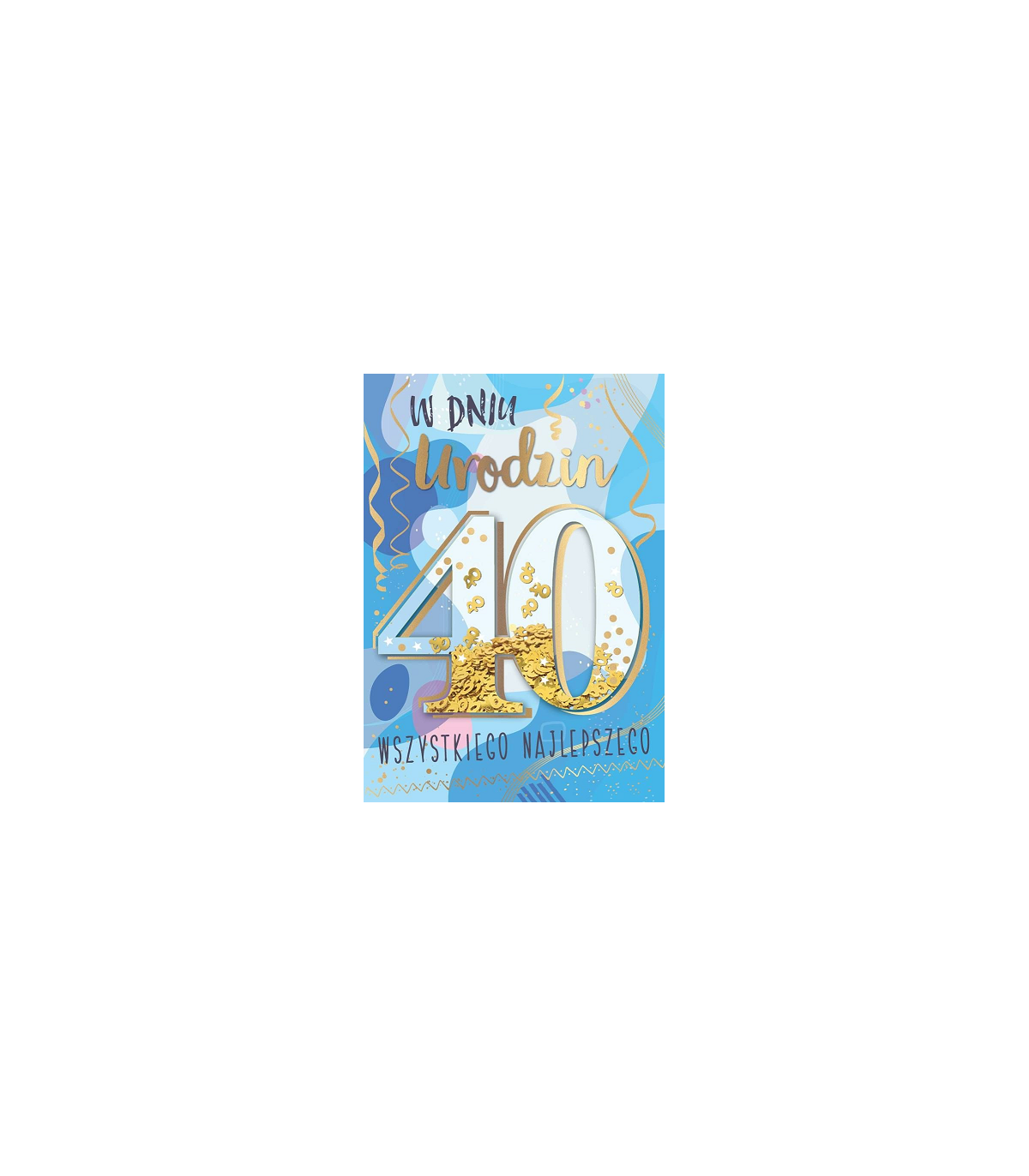 Kartka z okazji 40 urodzin KNF 37