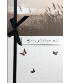 Kartka z Wyrazami współczucia  HM1285