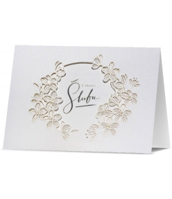 Elegancka Kartka ślubna z życzeniami H 1005