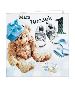 Kartka z okazji pierwszych urodzin M755