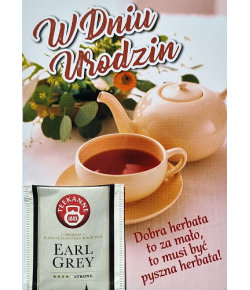 Kartka urodzinowa z herbatką GIFT 139