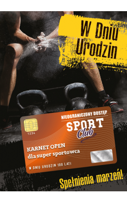 Kartka urodzinowa dla sportowca GIFT 132