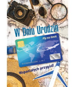 Kartka urodzinowa z kartą kredytową GIFT 138