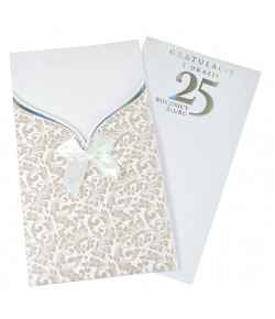 Kartka z okazji 25 Rocznicy Ślubu PM188