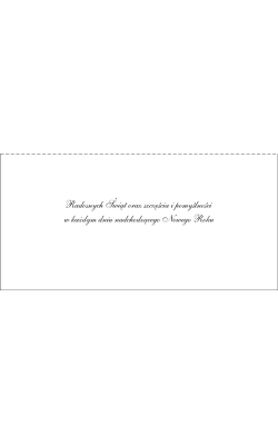 Pejzaż zimowy kartka z tekstem LZ-T 37