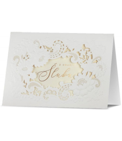 Elegancka Kartka ślubna z życzeniami HM 918